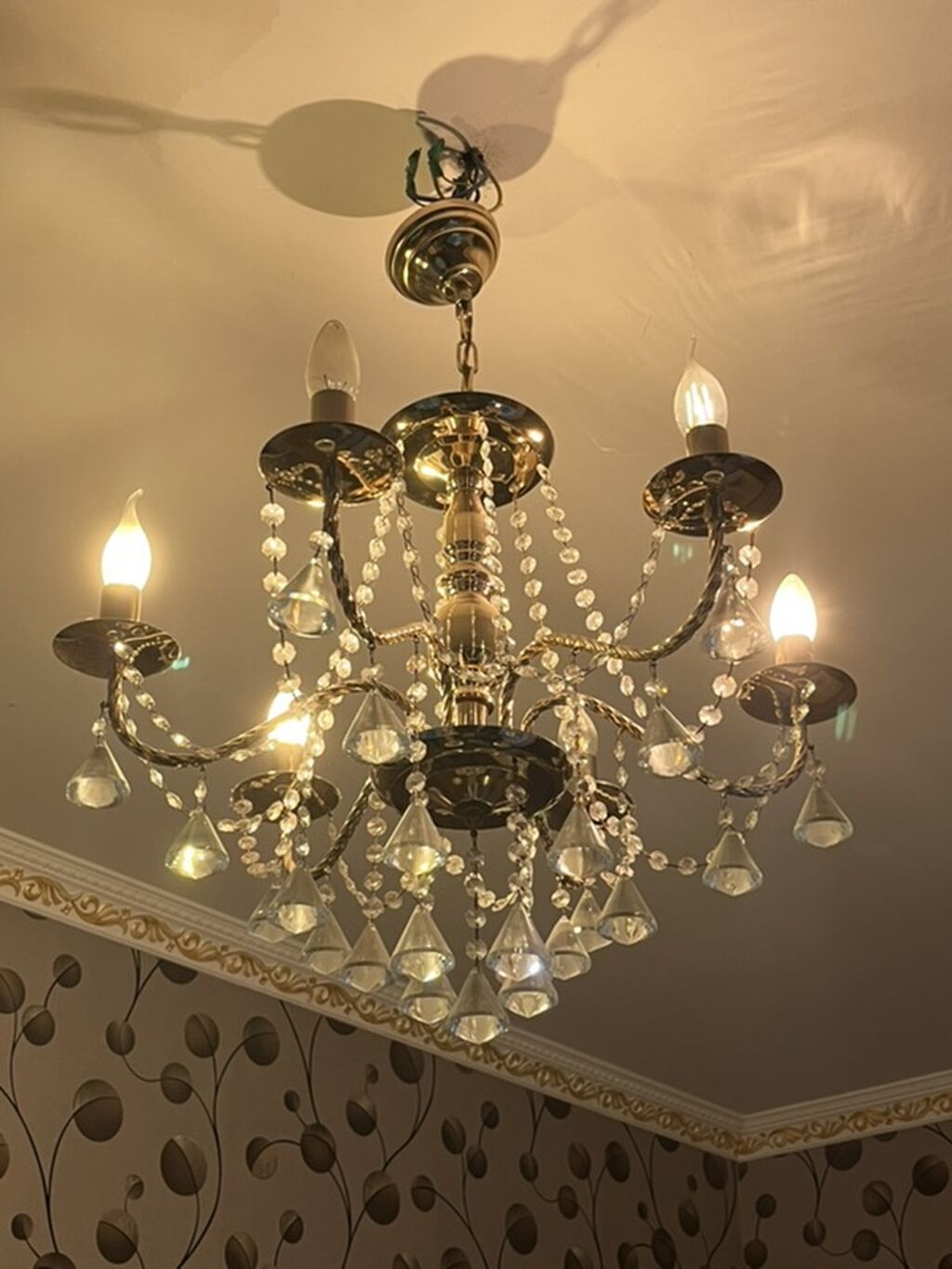 Çılçıraq, 6 lampa, Metal — İşıqlandırma, Digah (2)