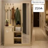 Dəhliz üçün çoxfunksiyalı giriş mebeli dəsti - Ölçü: 200×120×40 sm — Dəhliz mebeli