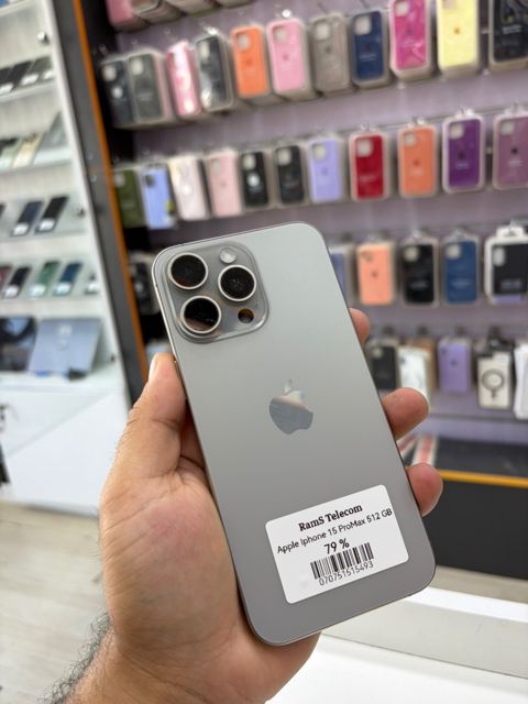 Apple iPhone 15 Pro Max Natural Titanium 512GB/8GB — Bakı