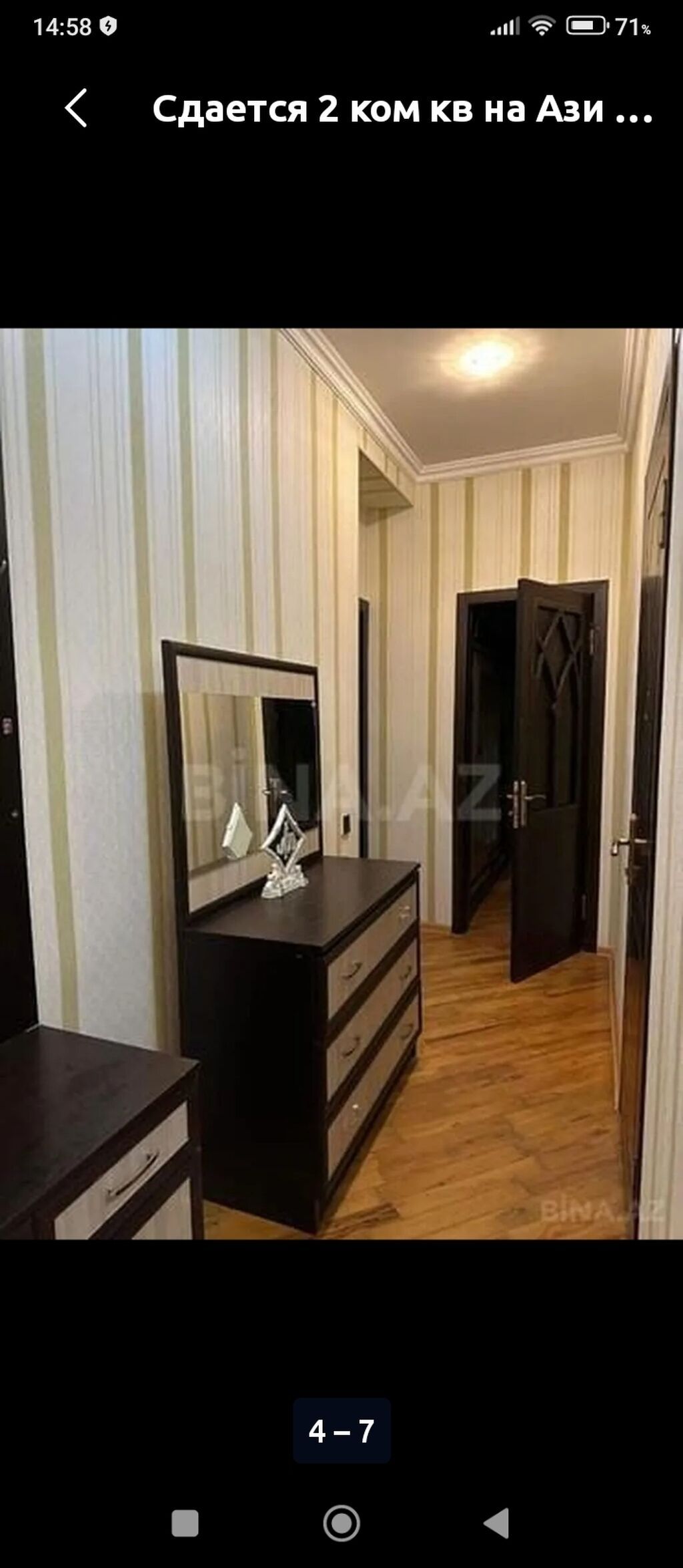 Kirayə verilir: 2 otaqlı. h.Aslanov metrosuna 3 deqiqe piyada mesafe — Daşınmaz əmlak, Bakı (5)