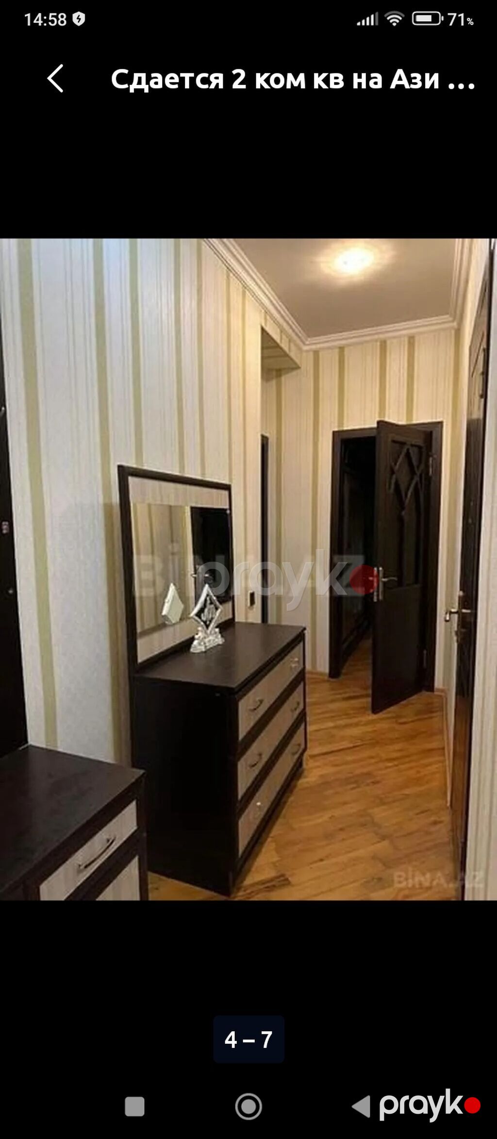 Kirayə verilir: 2 otaqlı. h.Aslanov metrosuna 3 deqiqe piyada mesafe — Daşınmaz əmlak, Bakı (5)