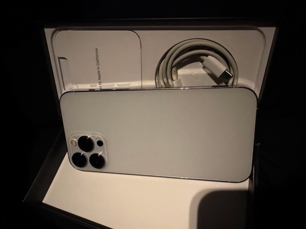 IPhone 13 Pro Max, 128 GB, Gümüşü, Face ID — Apple iPhone, Şəmkir (2)