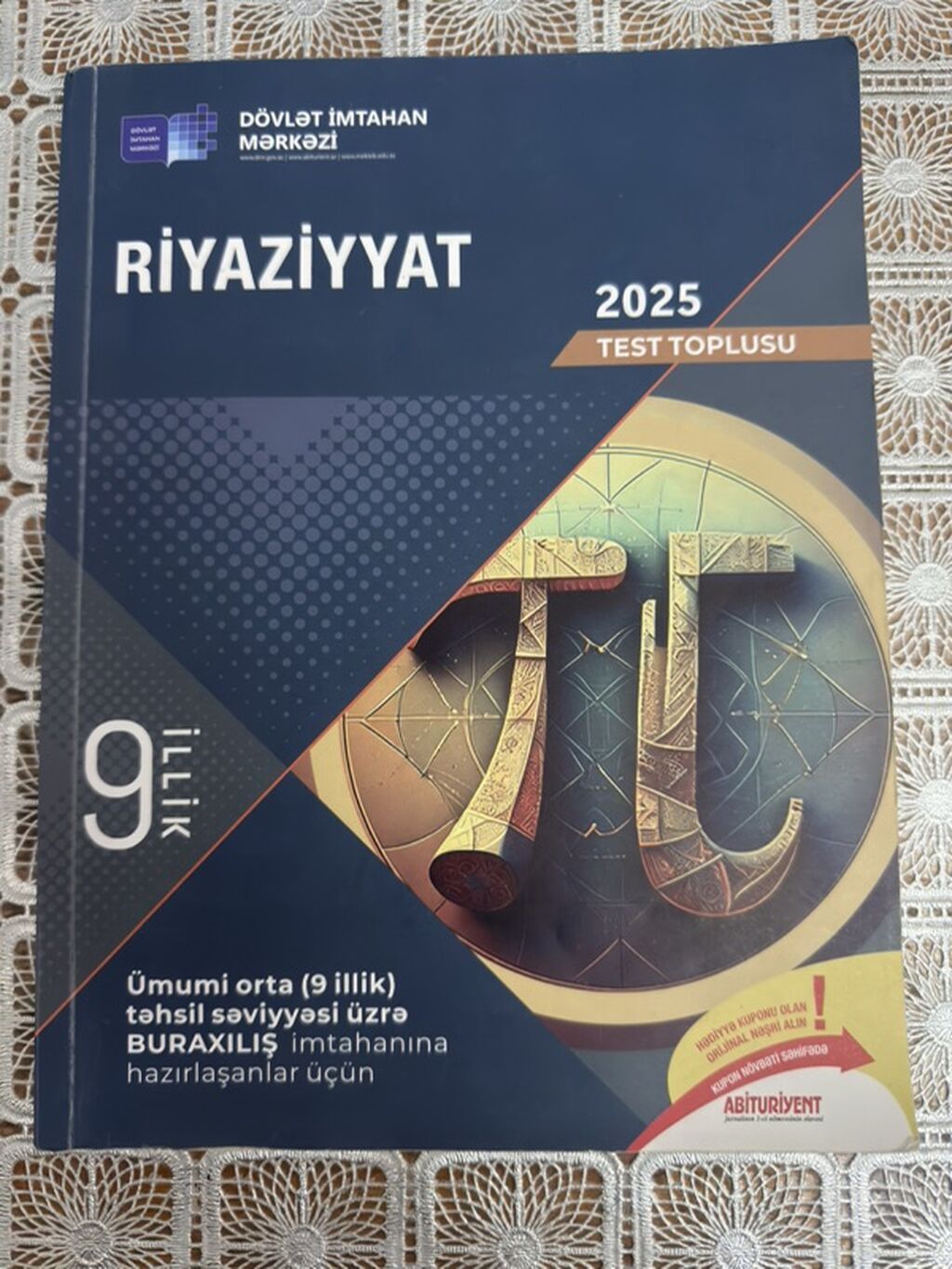Ici temizdir yazilmiyib Məhsul: Riyaziyyat – 2025 Test Toplusu (9 — Kitablar və jurnallar, Masazır