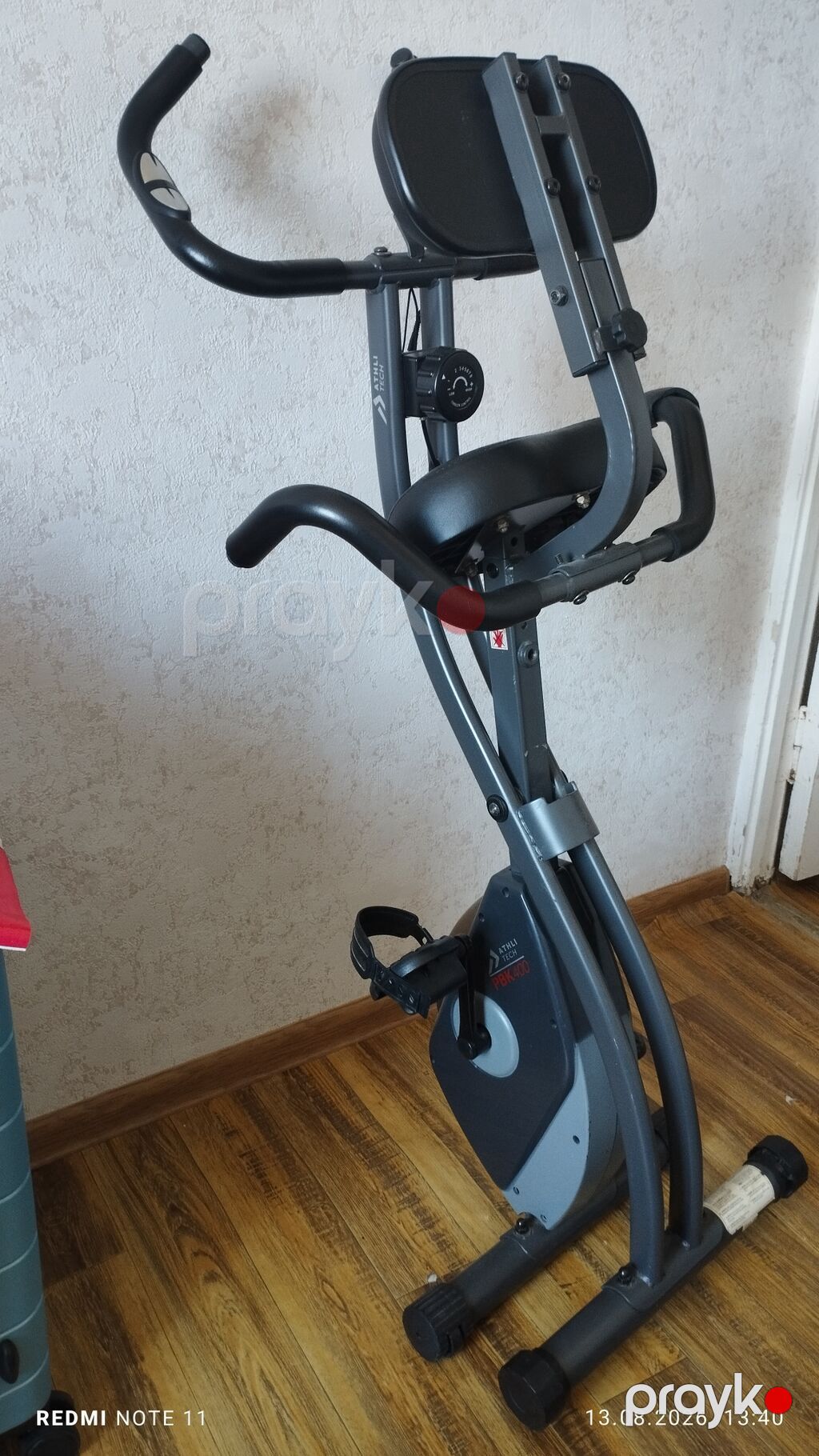 Athlı Tech PBK300 velotrenajor - Kompakt, qatlanan konstruksiya – ev — Velosiped simulyatorları, Bakı (2)