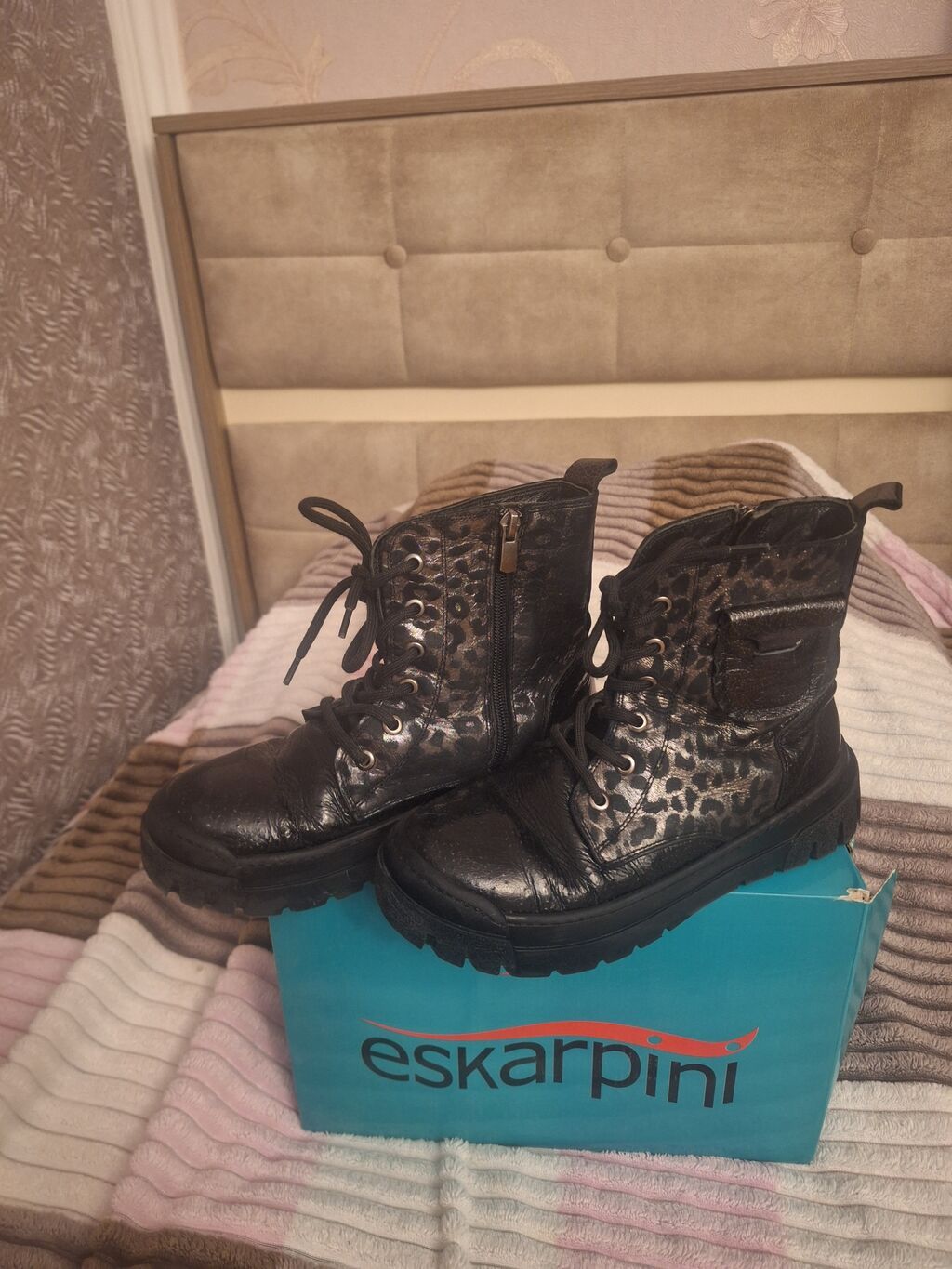 Rəng - Qara Botinkalar, Ölçü: 36, Qız üçün — Botinkalar, Bakı (3)