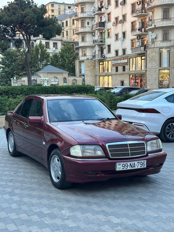 Mercedes C 180, 1.8 L, 1996 il, 210 000 km — Avtomobillər, Bakı (2)