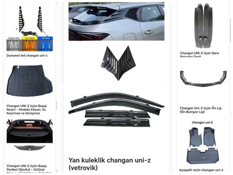 Changan Uni-Z aksesuarları — Bakı