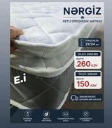 Nərgiz petli ortopedik matras - Hündürlük: 23/24 sm - Ölçülər və — Mebel