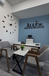 Ofis mebel dəsti – müasir loft dizayn 2 dəst - (4 stul - bismenni 2 — Mebel