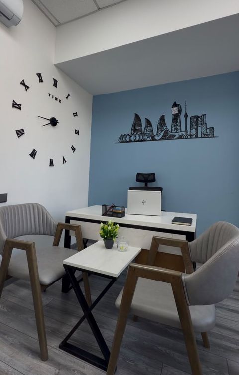Ofis mebel dəsti – müasir loft dizayn 2 dəst - (4 stul - bismenni 2 — Bakı