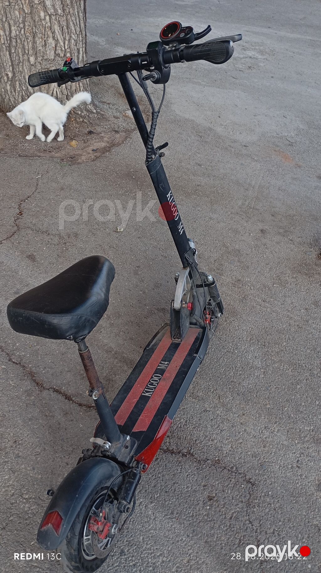Kugoo M4 elektrik skuter - Güclü ön işıq və siqnal/zəng düyməsi olan — İdman, hobi, istirahət, Digah (5)