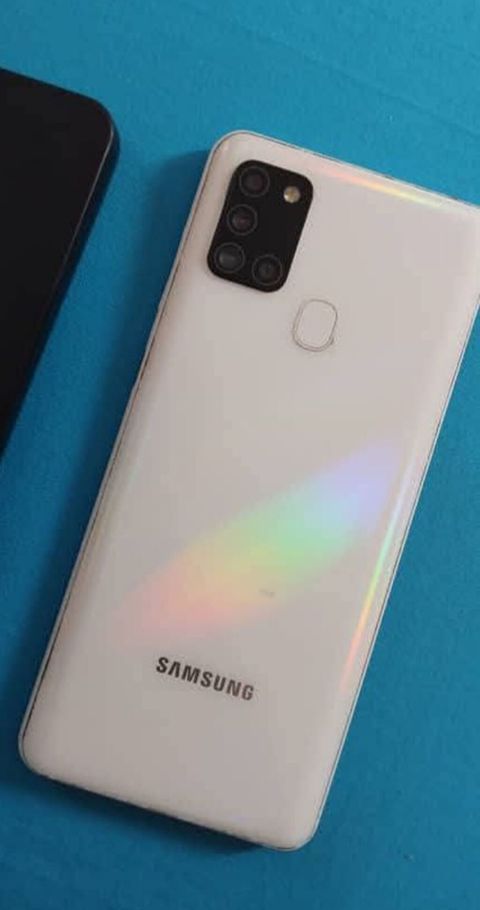 Samsung Galaxy A21S, 64 GB, rəng - Ağ, Barmaq izi — Bakı