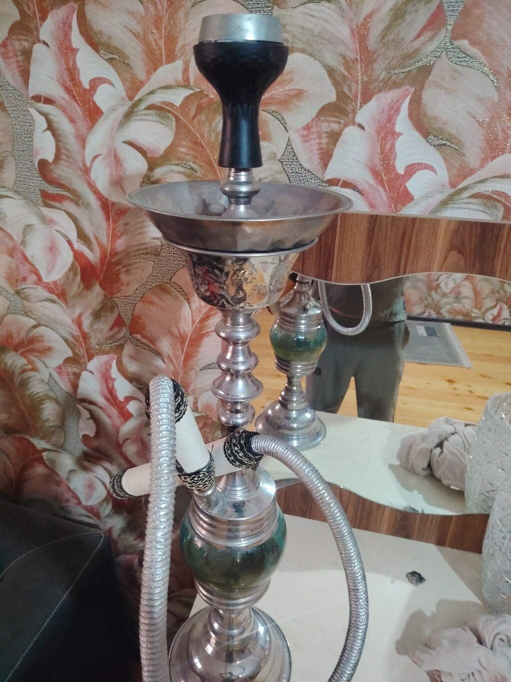 Metallik qəlibli klassik nərgilə - Material: parlaq metal gövdə — Gözəllik və sağlamlıq, Masazır (3)