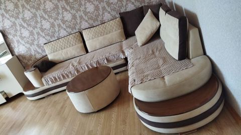 Künc divan dəsti ölcu 3/2 - Modern dizaynlı L formalı künc divan — Bakı
