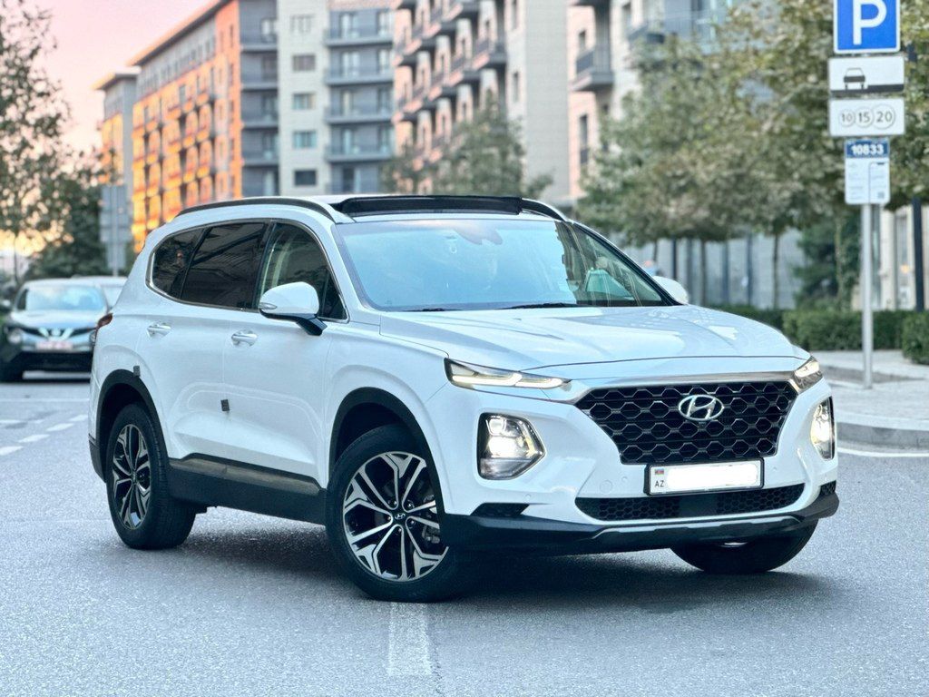 Hyundai Santa Fe, 2.0 L, 2018 il, 157 600 km — Avtomobillər, Bakı (2)