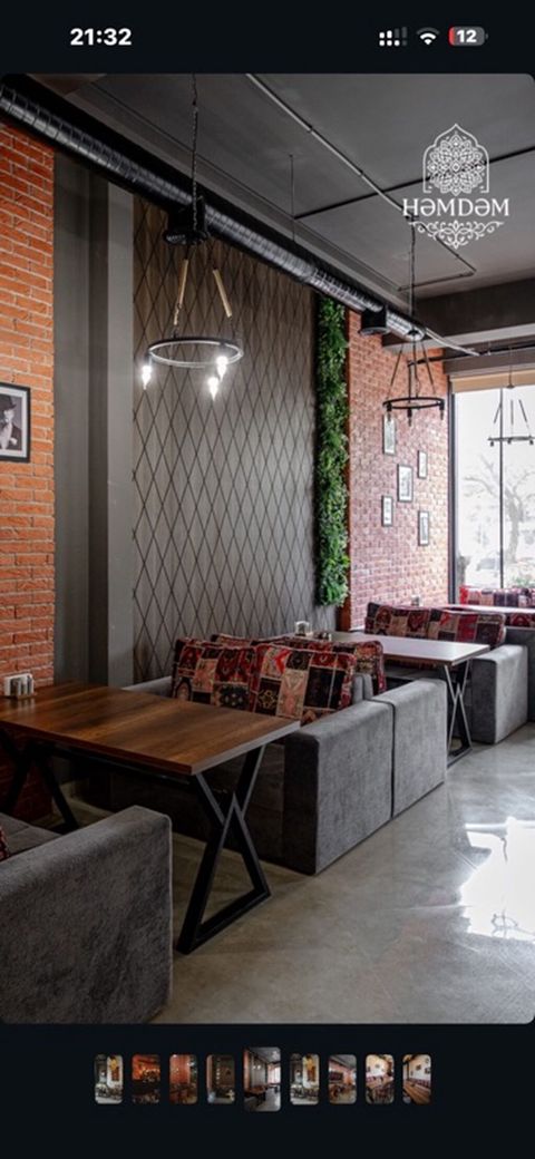 Həmdəm – zövqlü interyerə malik rahat restoran-kafe məkanı Məkan — Bakı