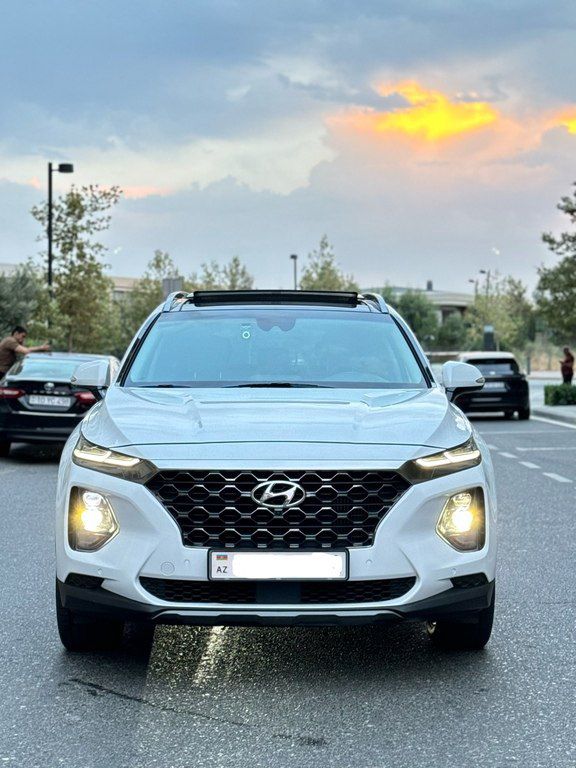 Hyundai Santa Fe, 2.0 L, 2018 il, 157 600 km — Avtomobillər, Bakı (8)