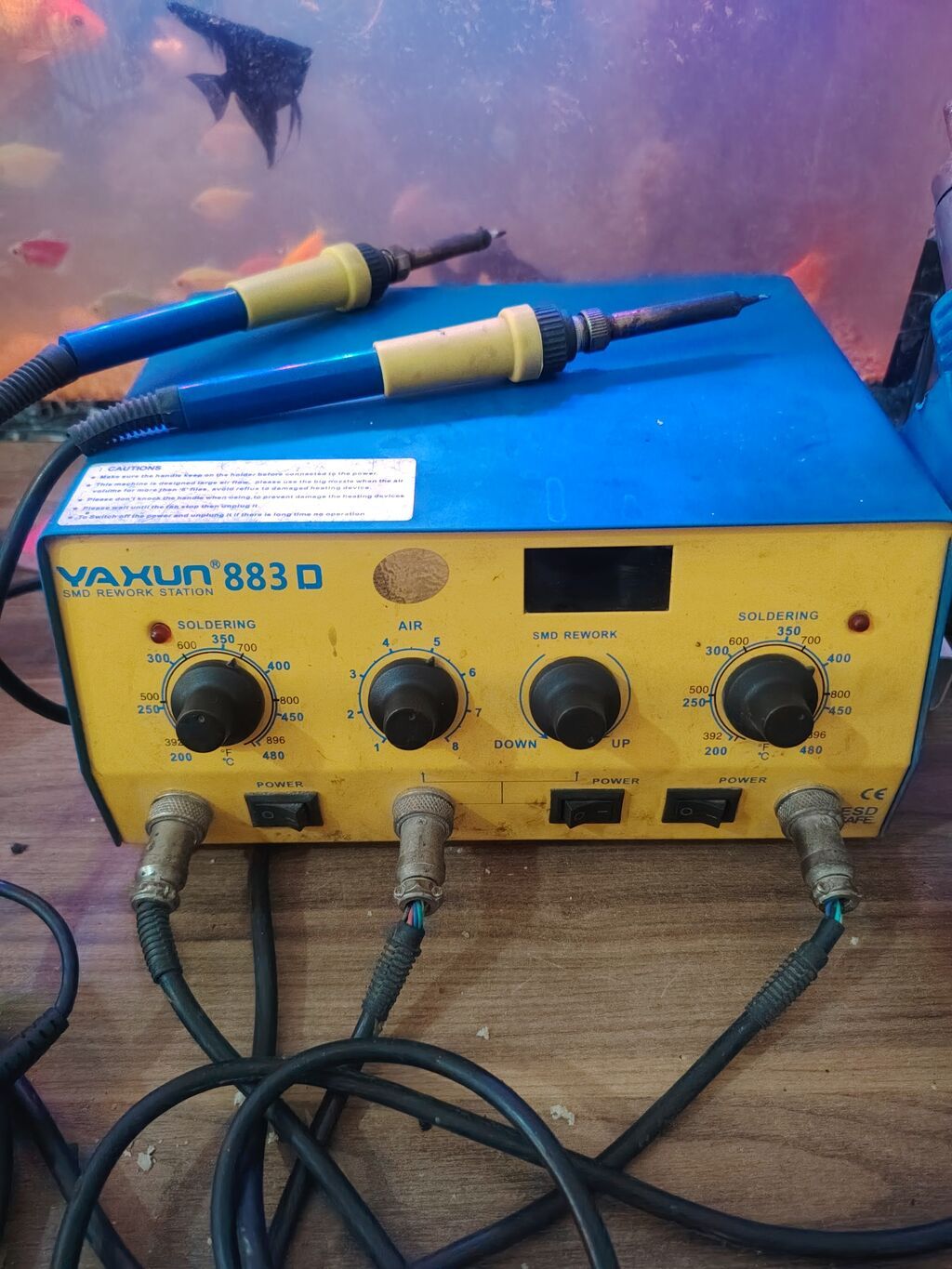 Yaxun 883D SMD Rework Station Çoxfunksiyalı lehimləmə və SMD rework — Alətlər, Masazır (4)