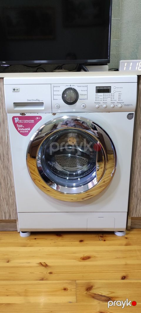 LG paltaryuyan maşın – ön yükləməli, Direct Drive mühərrikli, 6 kq