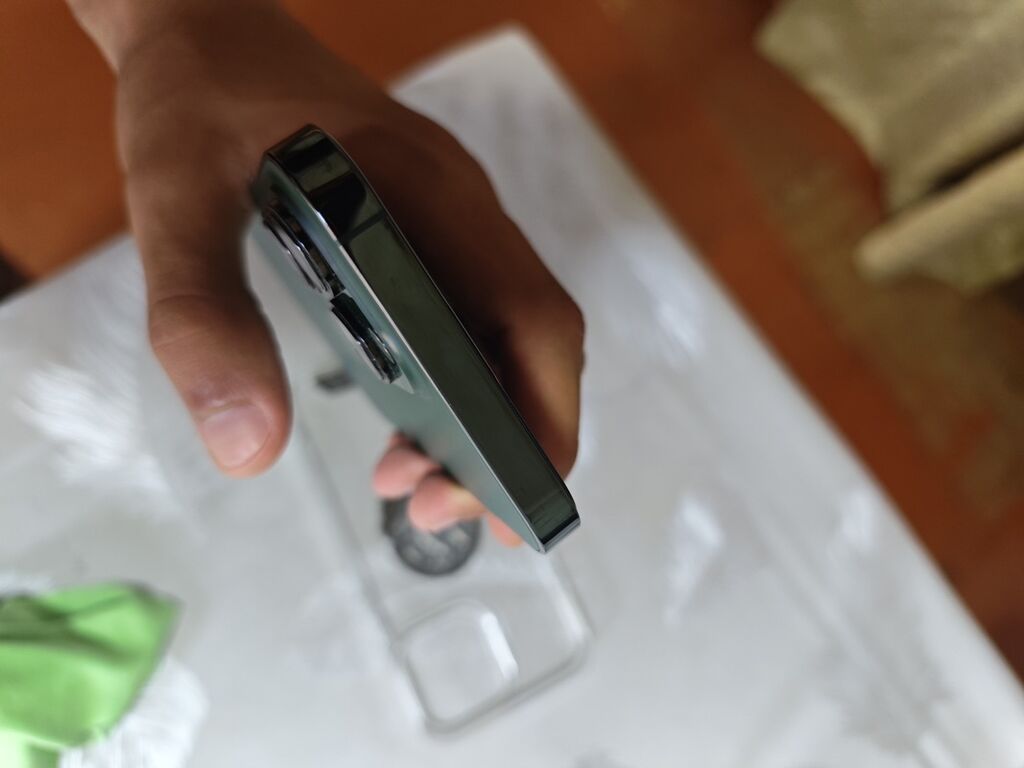 IPhone 13 Pro, 128 GB, Alpine Green, Barmaq izi, Face ID, Sənədlərlə — Apple iPhone, Ağdam (4)