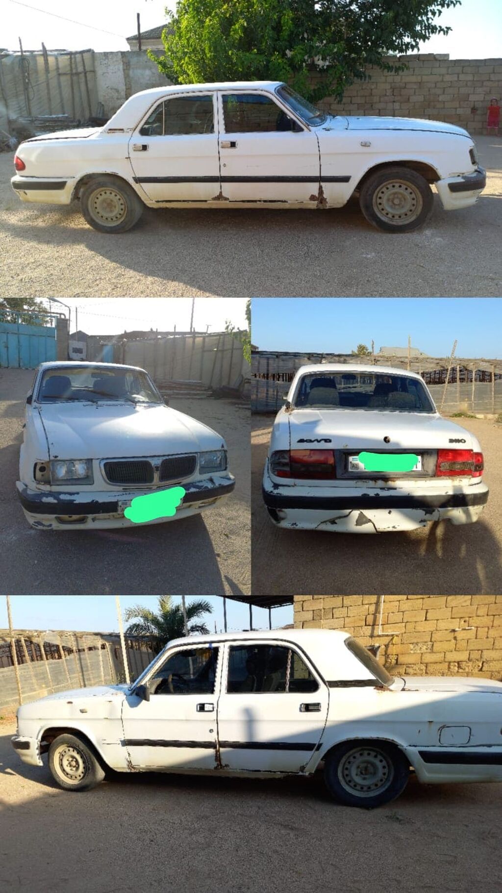 VAZ Volqa tipli ağ rəngli sedan avtomobil İli (1998) Satılır, qiymət — Avto, Digah