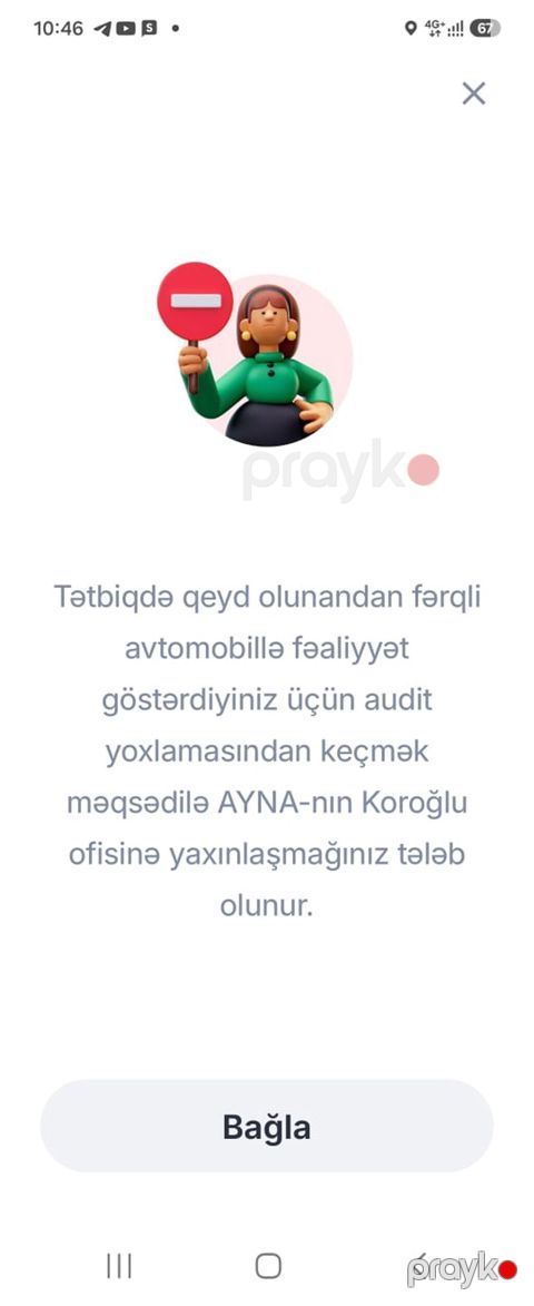 Xidmət: Rideshare/Taksi tətbiqlərində blokun açılması və fleet — Masazır