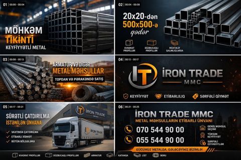 Müxtəlif ölçülü kvadrat metal profillər. Bu profillər tikinti və — Bakı