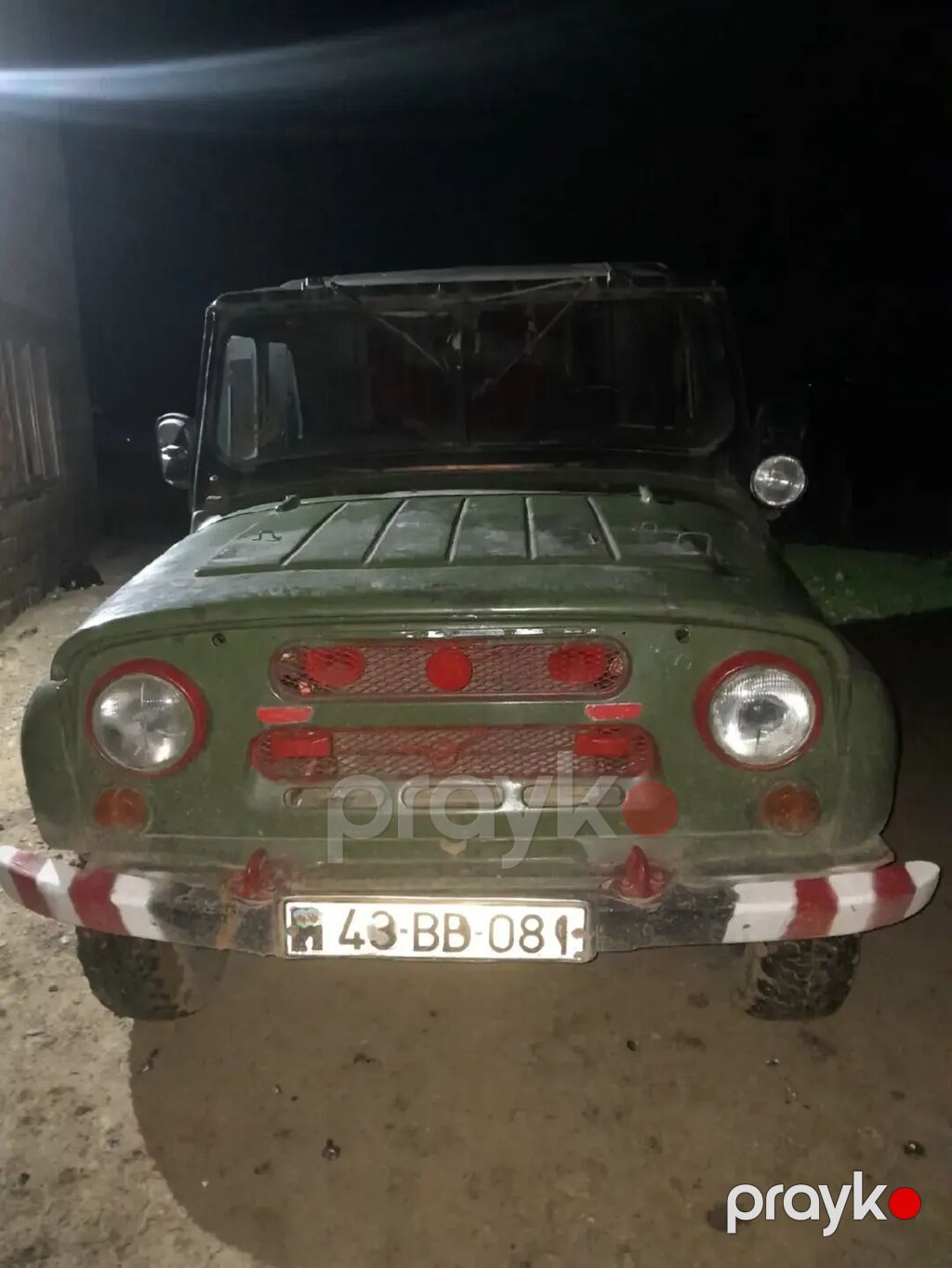 UAZ 469 of-roader, yaşıl rəng, yumşaq tavanlı (tentli) kuzov — Avtomobillər, Lənkəran (6)