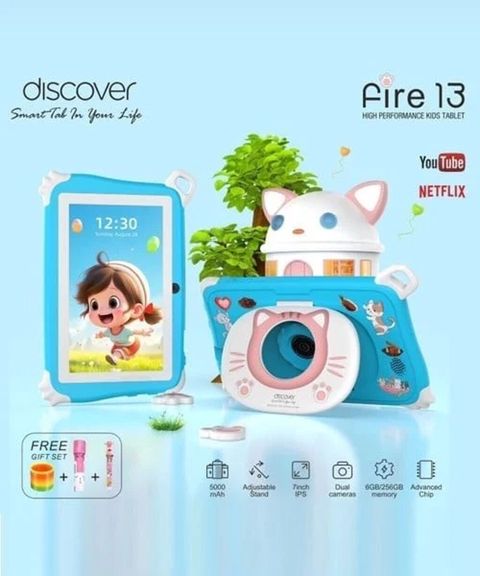 Kateqoriya: Planşetlər Brend: Discover Model: Fire 13 blue Təsvir — Bakı
