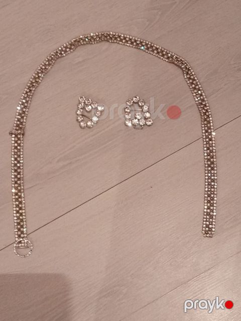 Kristal daşlı aksesuar dəsti - Tərkib: 1 ədəd rhinestone/kristal