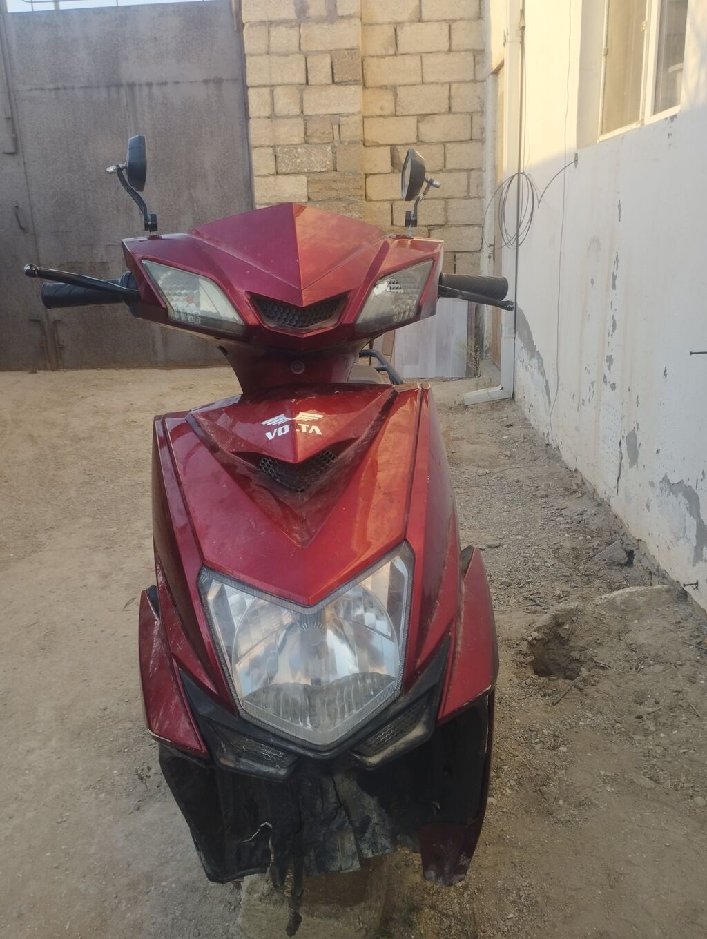 Demeli moped on hisseden qeza olunub yanlarında ciziglar var — Avto, Bakı (5)