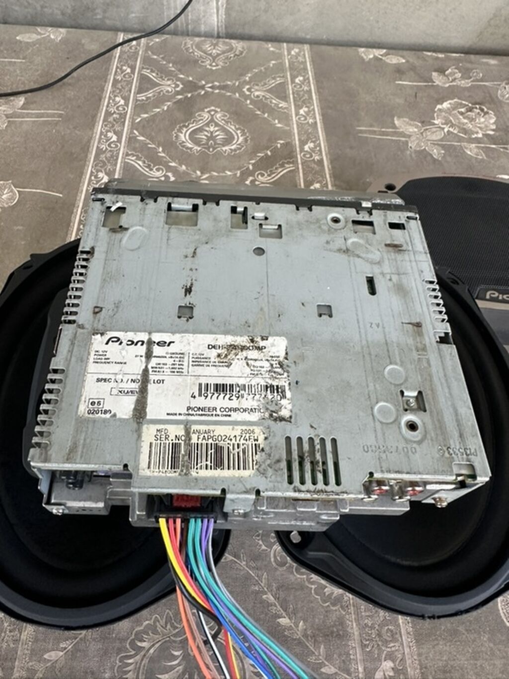 Pioneer CD-Radio maqnitola – model DEH-1950MP (etiket üzərində — Elektronika, Xudat (2)