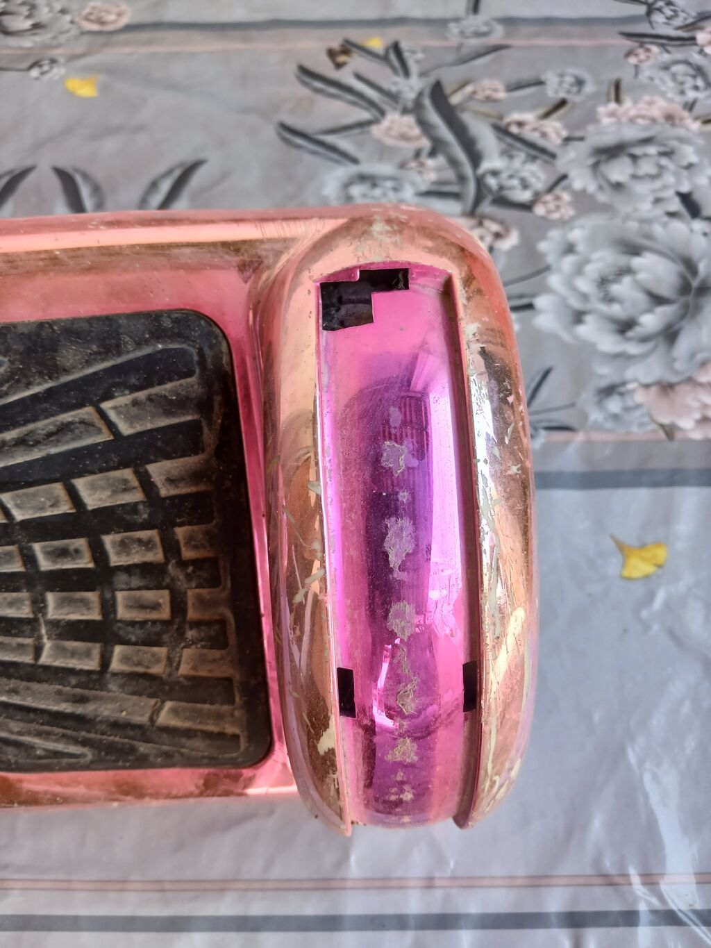 Öz-özünə balanslaşdırılan elektrik skuter (hoverboard) – çəhrayı xrom — Mallar, Bakı (4)