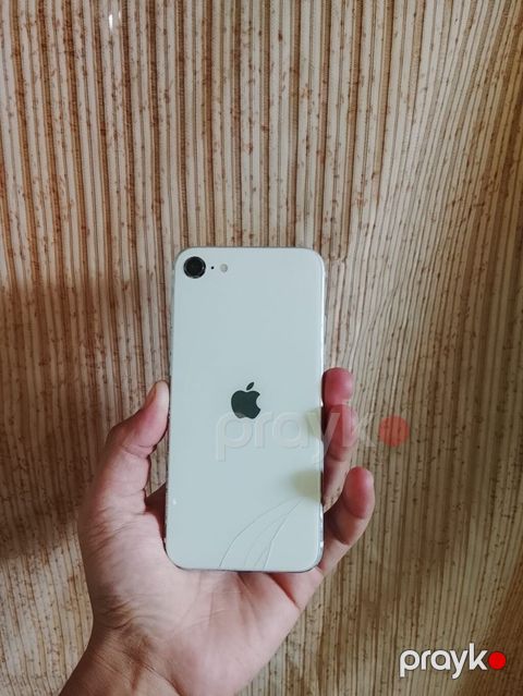 IPhone SE 2020, 128 GB, Ağ, Qırıq