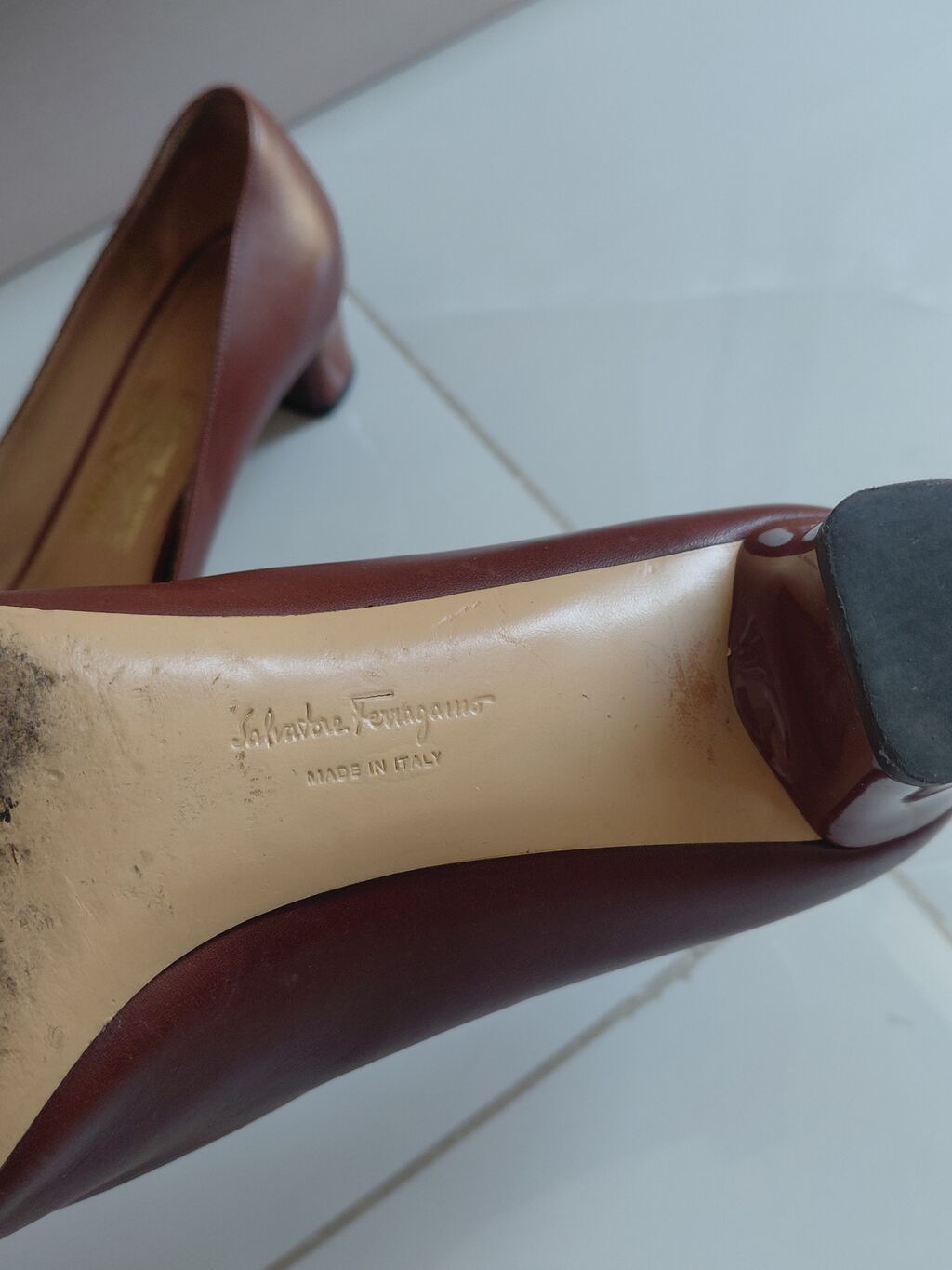 Salvatore Ferragamo qadın ayaqqabısı - Model: klassik balerina-stil — Şəxsi əşyalar, Digah (4)