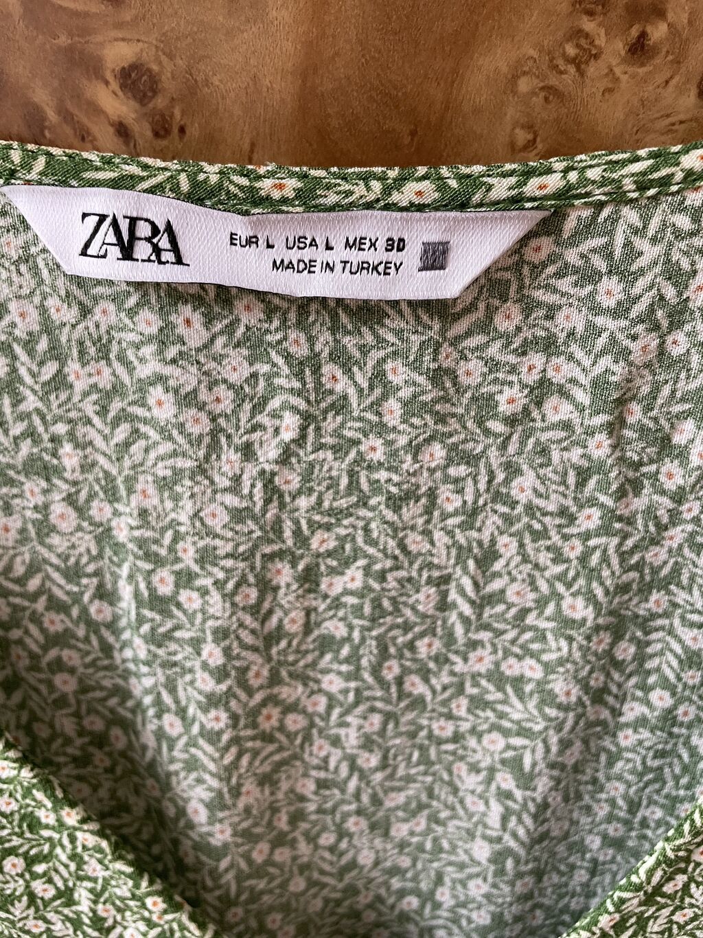 Платье Zara размер л без карманов без подкладки не просвечивает — Şəxsi əşyalar, Bakı (8)