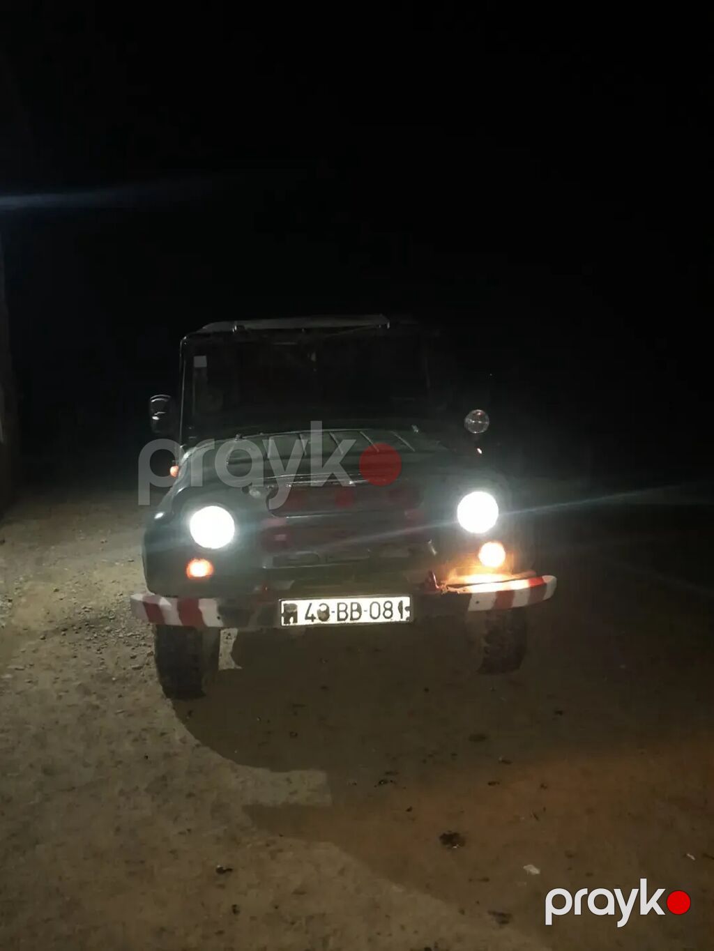 UAZ 469 of-roader, yaşıl rəng, yumşaq tavanlı (tentli) kuzov — Avtomobillər, Lənkəran (5)