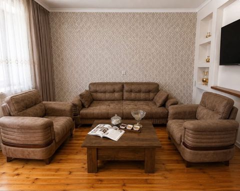 Divan 2 kreslo + açilan jurnalni Damla firmasi fabrik malidir. Her — Bakı