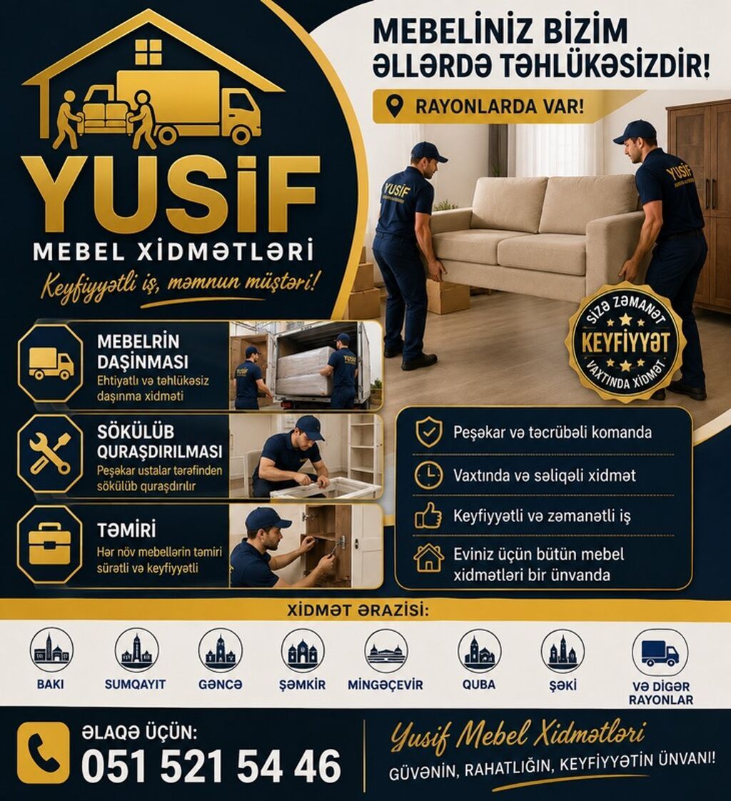 Mebellərin təmiri, bərpası — Xidmətlər, Masazır