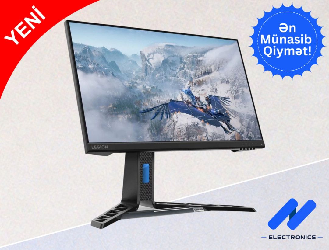 Monitor Lenovo Legion R24E 24" 180Hz FullHD — Elektronika, Bakı (2)