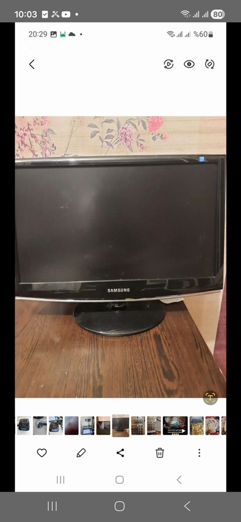 Samsung monitor - Brend/model: Samsung - Ekran tipi: LCD - Rəng: Qara — Bakı