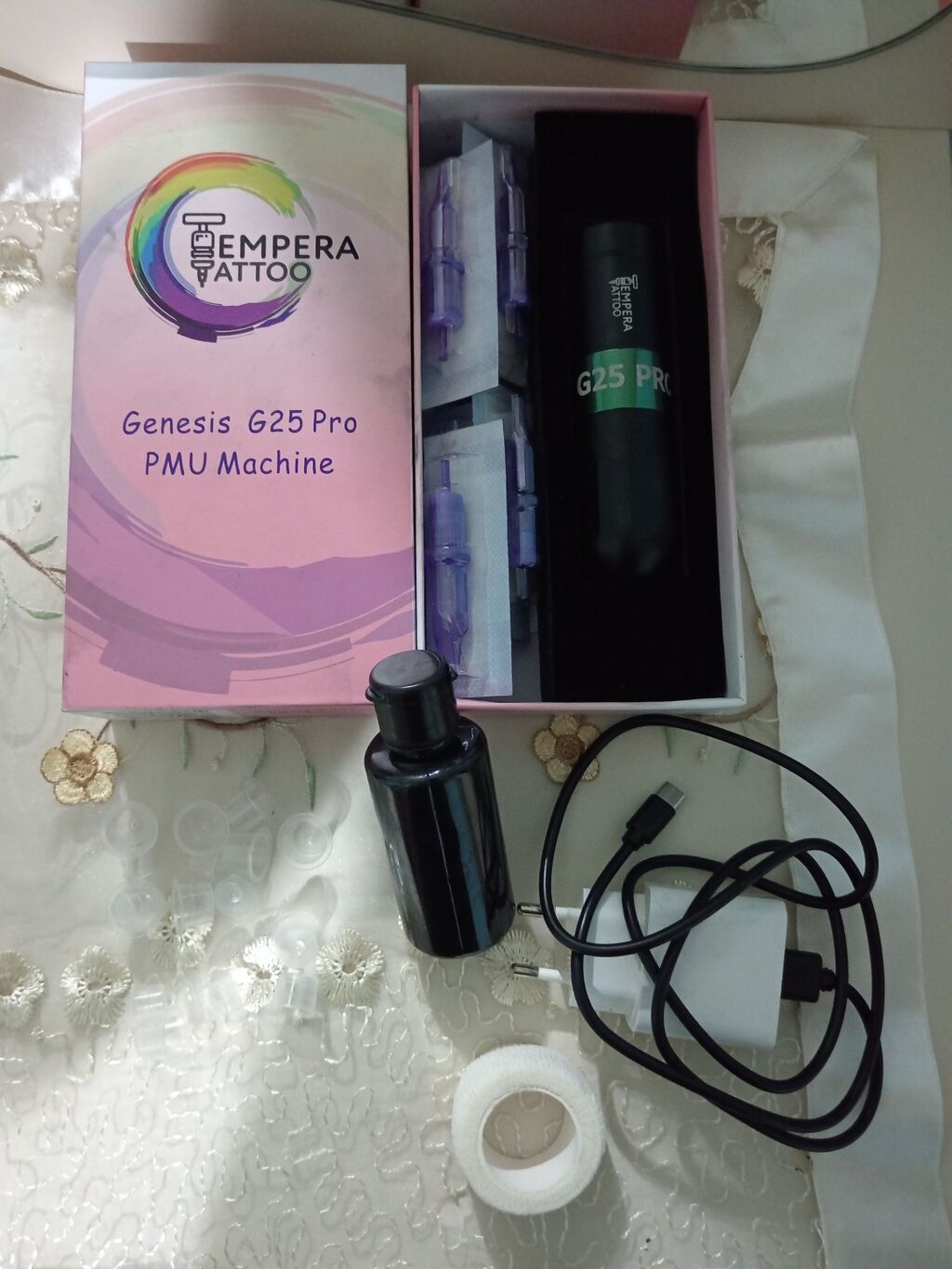 Tempera Tattoo Genesis G25 Pro PMU Machine – permanent makiyaj və — Kosmetoloji aparatlar, Bakı (3)