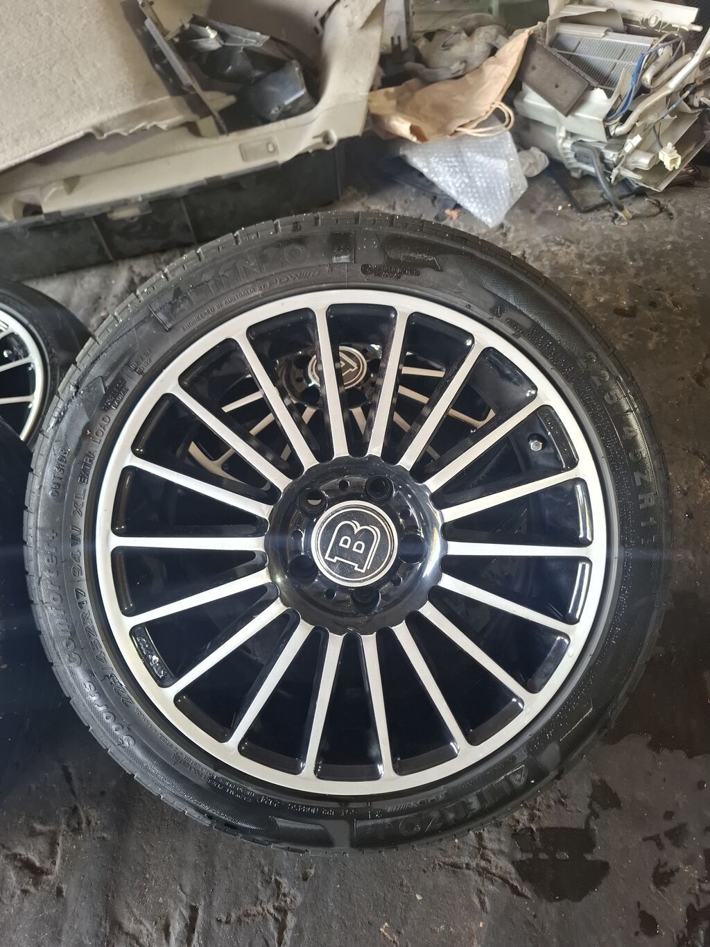 Brabus tərzində yüngül lehimli disk və şin komplekti Vasson — Avto, Bakı (7)
