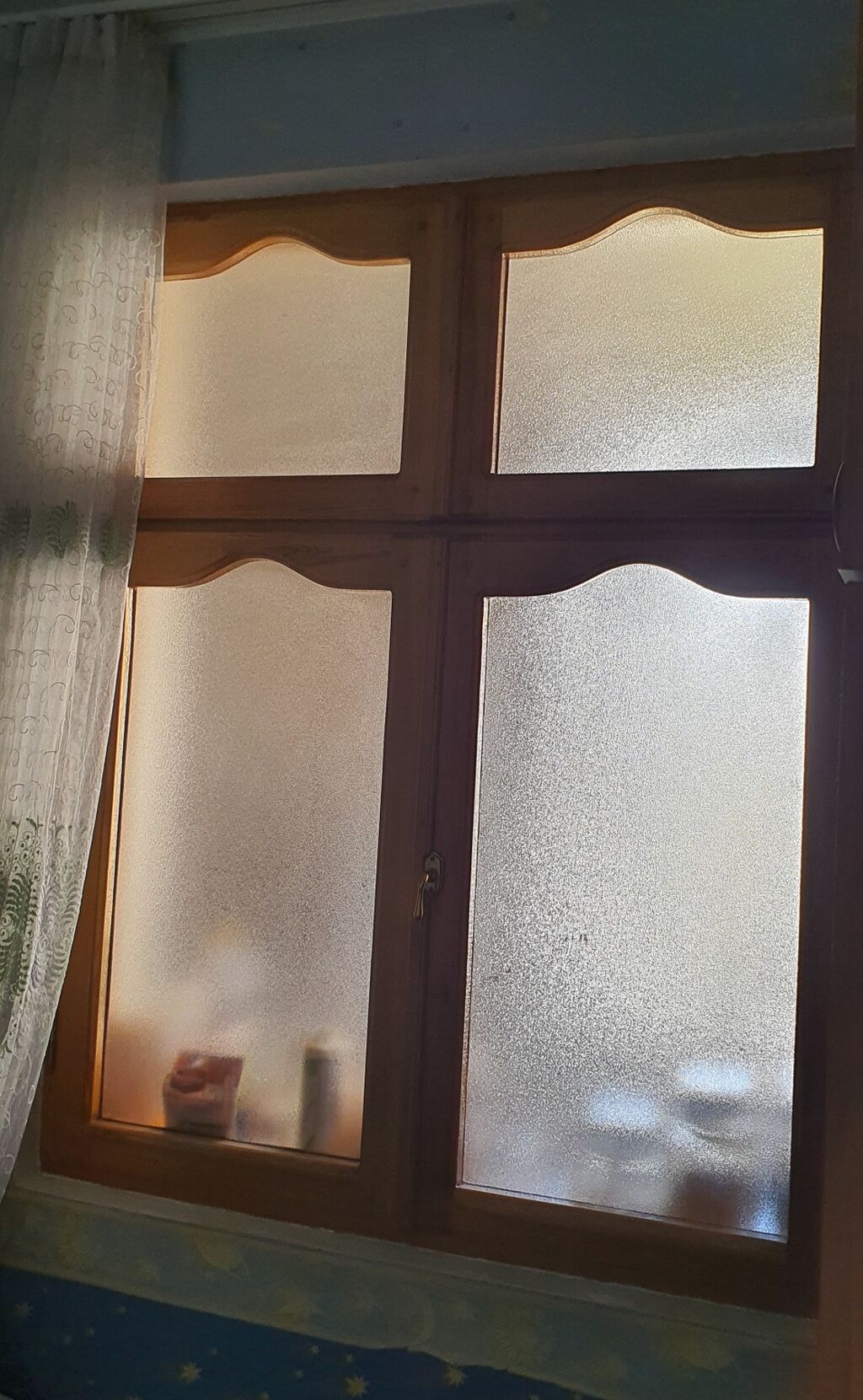 Şüşəli taxta qapı və pəncərə dəsti - Material: təbii ağac (laklı) — Mallar, Bakı (2)