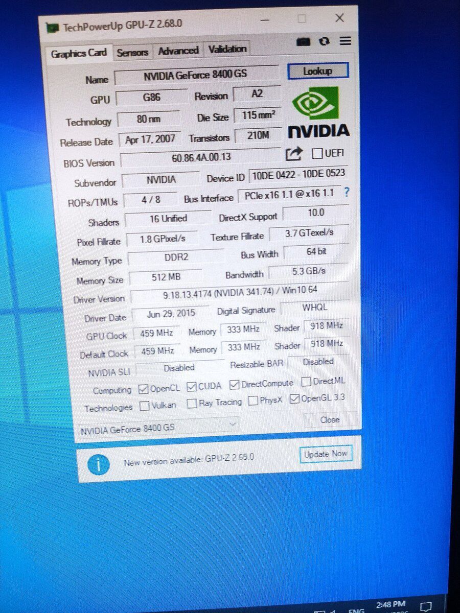 Nvidia Geforce 8400 GS — Elektronika, Bakı (5)