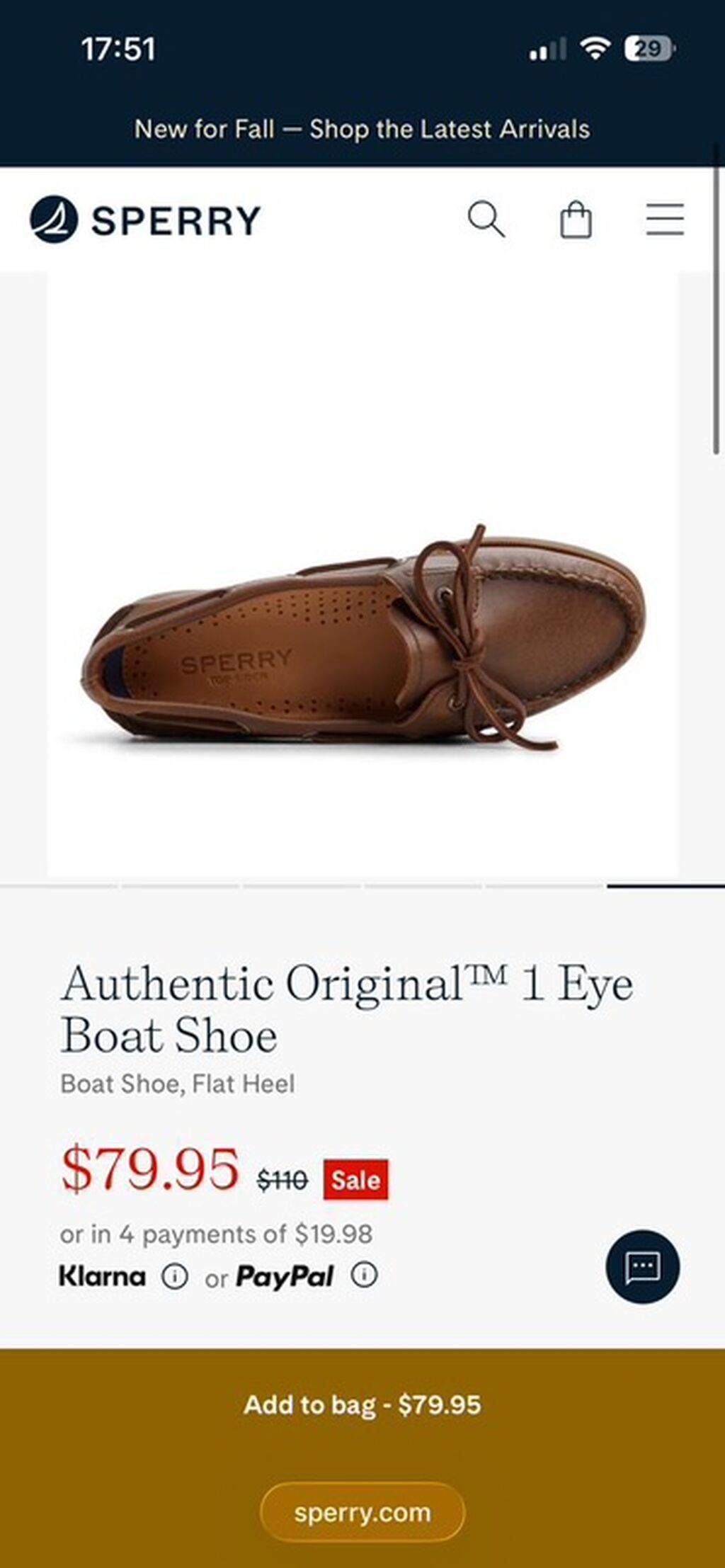 Sperry Top-Sider kişi loafer/qayıq ayaqqabısı - Brend/model: Sperry — Ayaqqabılar, Bakı (5)