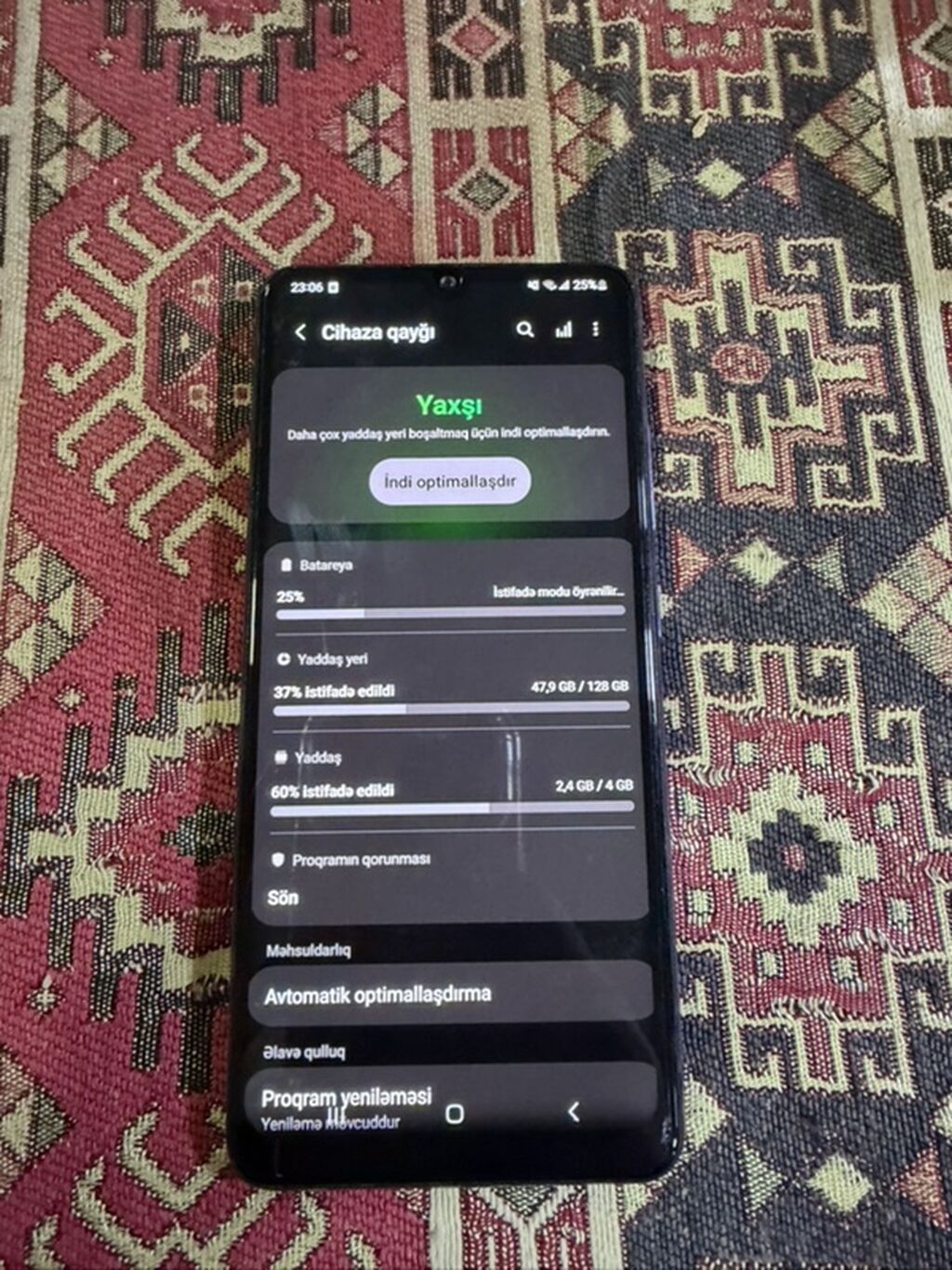 Samsung Galaxy A32, 128 GB, rəng - Ağ, Barmaq izi — Samsung, Bakı (3)