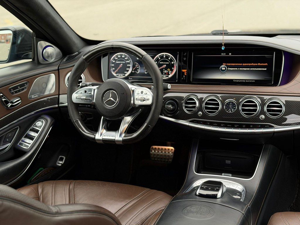 Mercedes S 63 AMG 4MATIC, 5.5 L, 2017 il, 148 000 km — Avtomobillər, Gəncə (5)