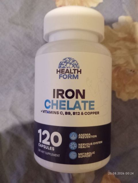 Health Form Iron Chelate – dəmir xelatı kapsulları Məhsul — Bakı
