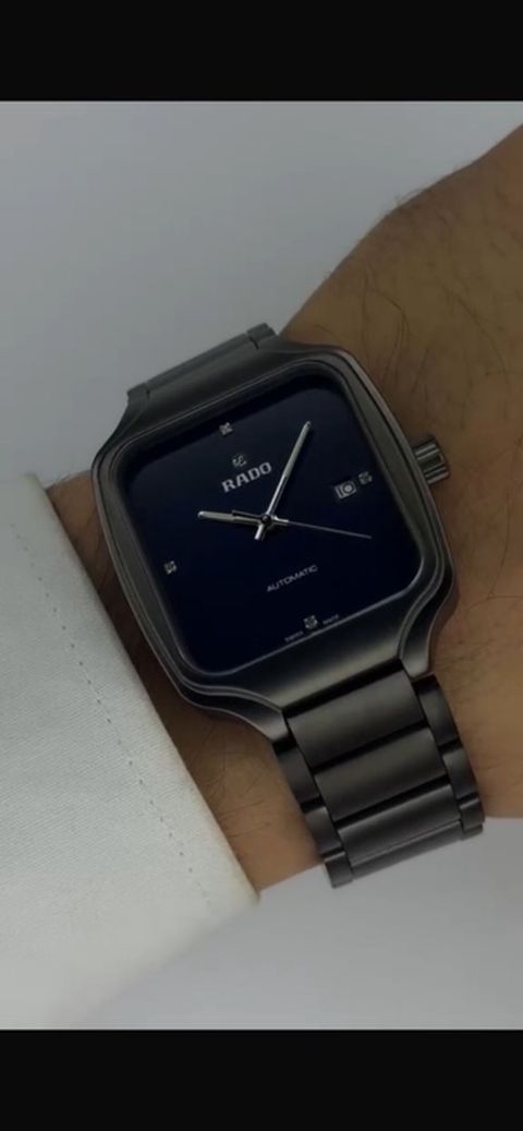 Rado avtomatik kişi qol saatı Rəngi Getmir - Korpus: kvadrat-aşınmış — Masazır